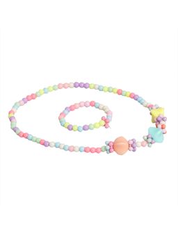 EL REGALO - Necklace and Bracelet Combo for Kids Girls (Set of 2)